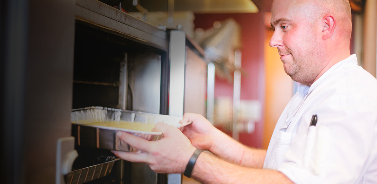 Professional catering staff